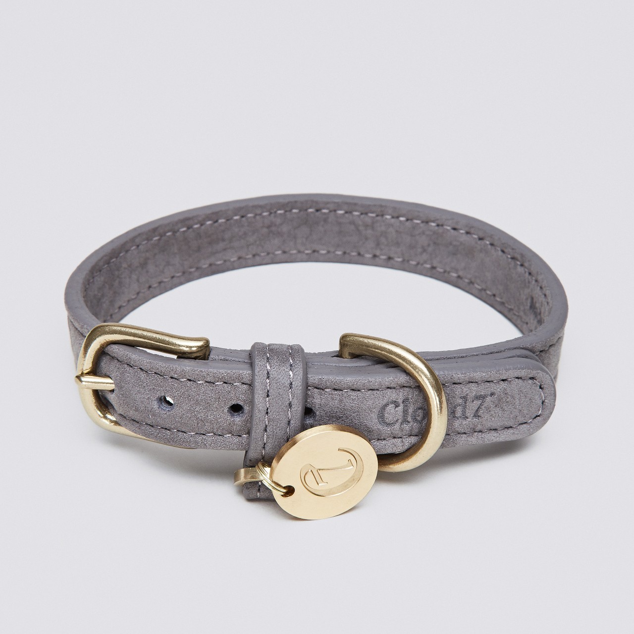 Cloud 7 Hundehalsband Tiergarten Taupe Leder Halsband Cloud 7 Hundehalsband Tiergarten Taupe Leder Halsband