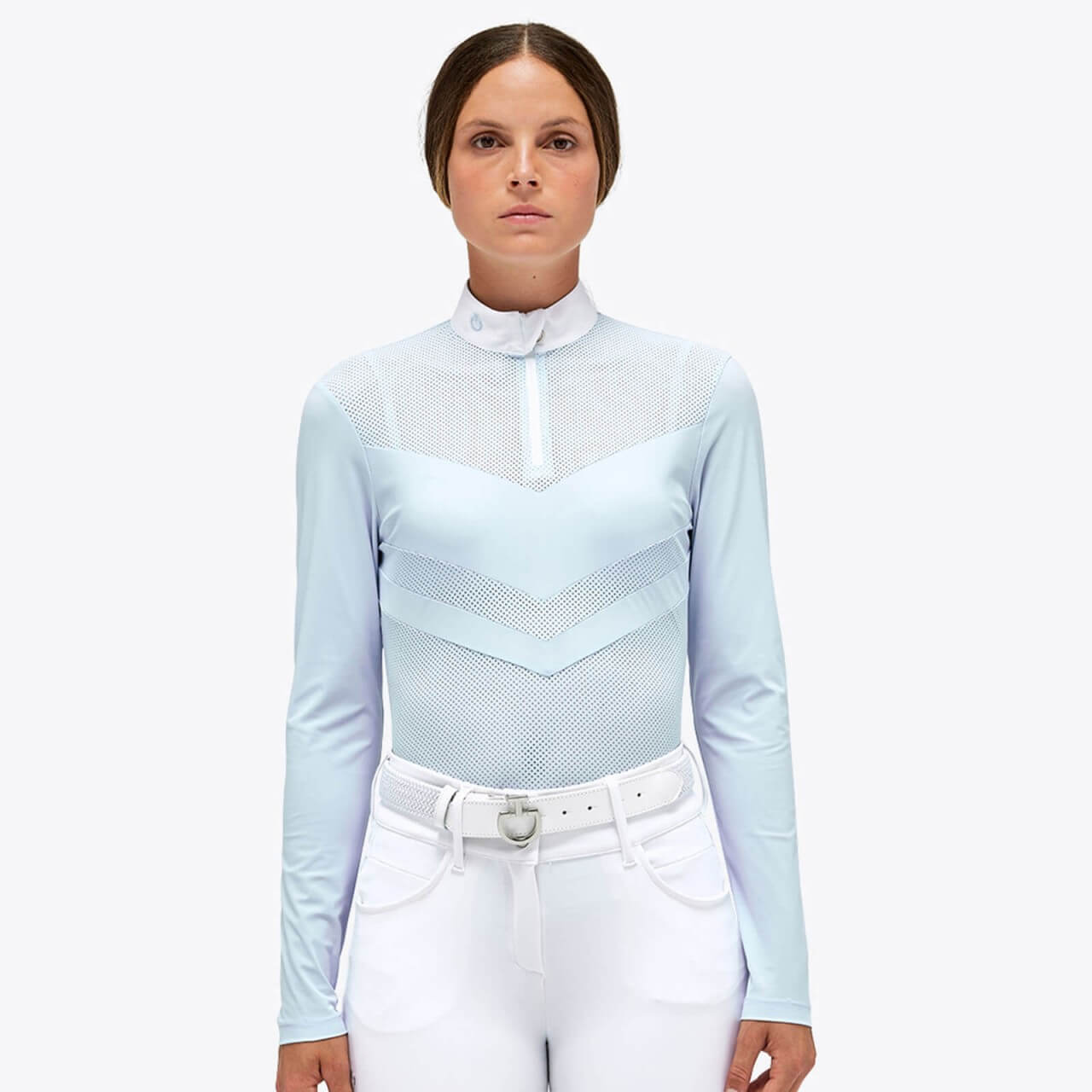 Cavalleria Toscana Langarmshirt Perforated Jersey L/S Zip Competition FS 2023 Turniershirt Cavalleria Toscana Langarmshirt Perforated Jersey L/S Zip Competition FS 2023 Turniershirt