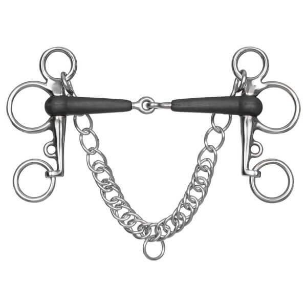 Pelham Einfach Gebroche Gummi 15 mm Gummigebiss Pelham Einfach Gebroche Gummi 15 mm Gummigebiss