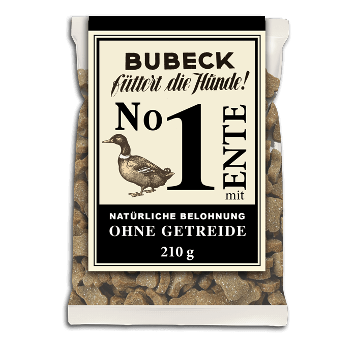 BUBECK Hundeleckerlis Hundekuchen No.1 mit Ente BUBECK Hundeleckerlis Hundekuchen No.1 mit Ente