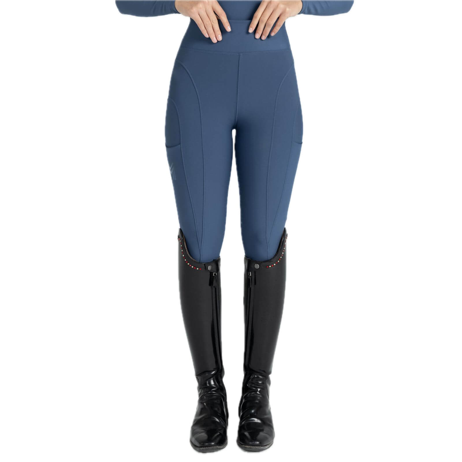 Maximilian Equestrian Reitleggings Damen Full-Grip Outline Damenreitleggings Sailor S | kavalio - für mich und mein Pferd