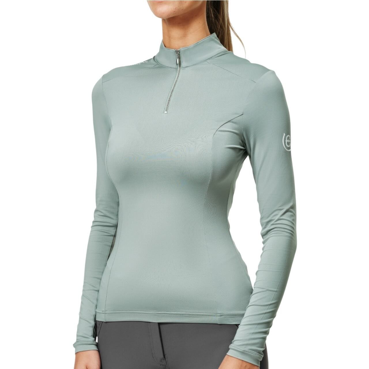 Equestrian Stockholm Baselayer Damen Longsleeve Air Breeze Mint Green Shirt Equestrian Stockholm Baselayer Damen Longsleeve Air Breeze Mint Green Shirt