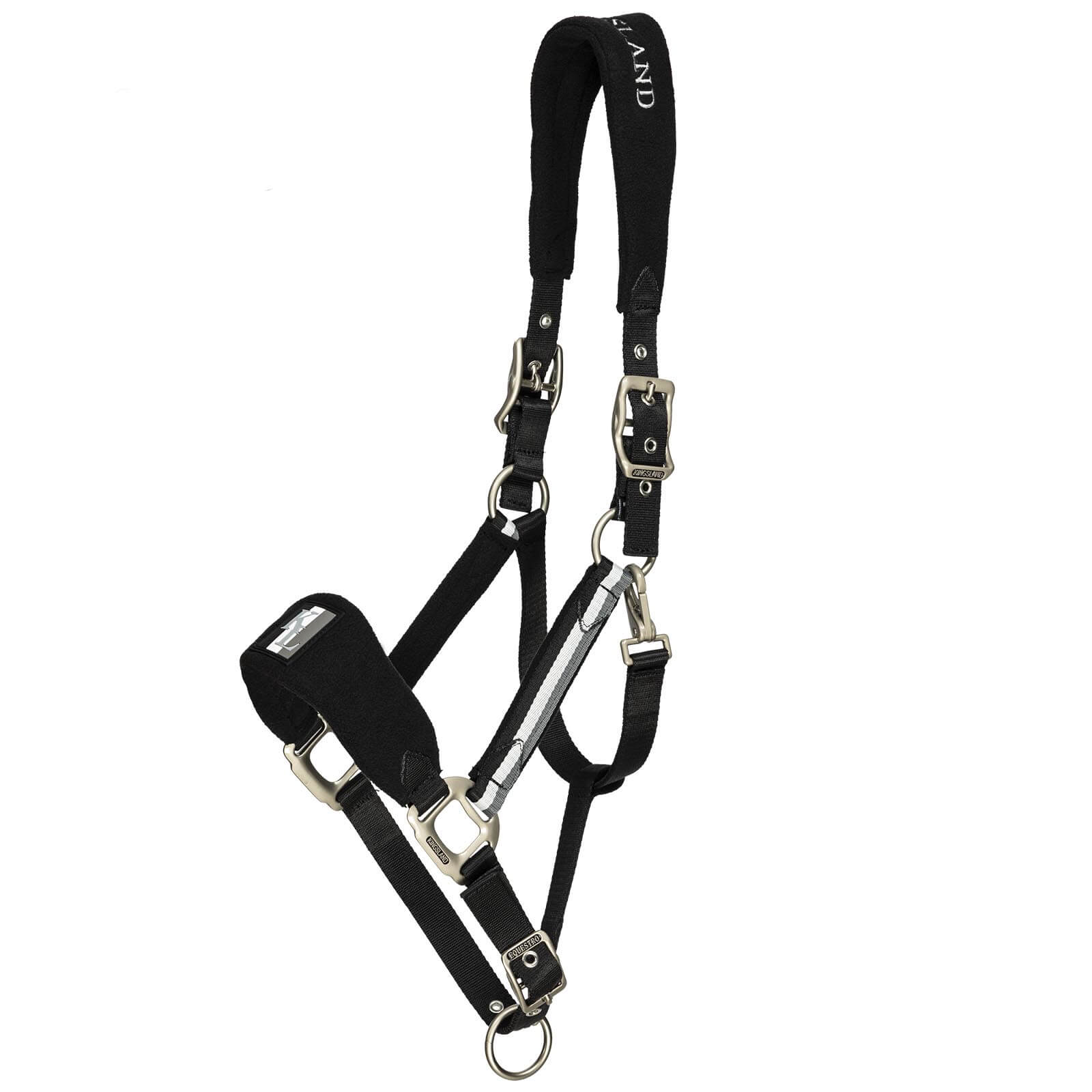 Kingsland Halfter mit Fleece Classic Black Cob | kavalio - für mich und mein Pferd