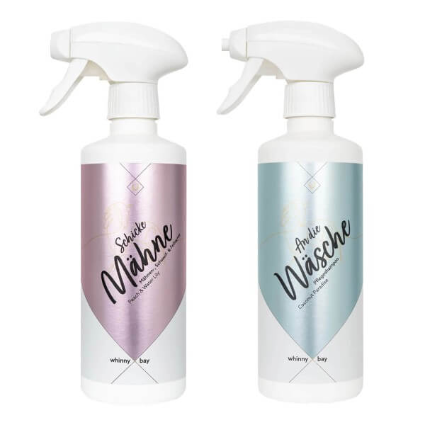 Mähnenpflege Set - Glanzspray & Pferdeshampoo Mähnenpflege Set - Glanzspray & Pferdeshampoo