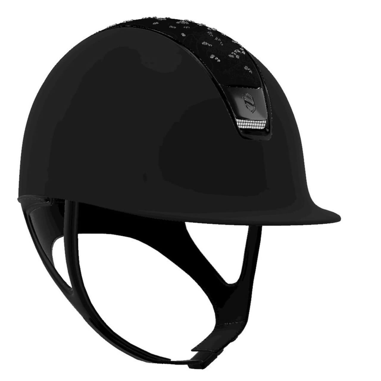 Samshield Reithelm 2.0 Black Shadowmatt Top Crystal Leaf Trim Chrome Blason Chrome Samshield Reithelm 2.0 Black Shadowmatt Top Crystal Leaf Trim Chrome Blason Chrome