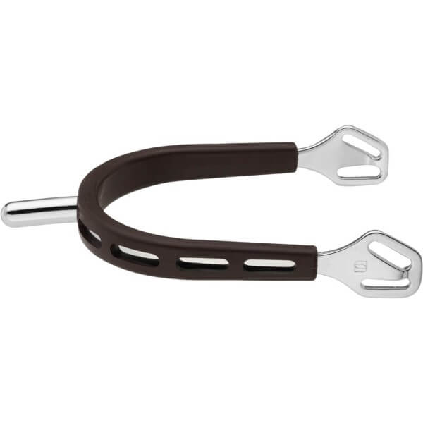 Sporen Ultra Fit Brown Grip 25MM Rund Sporen Ultra Fit Brown Grip 25MM Rund