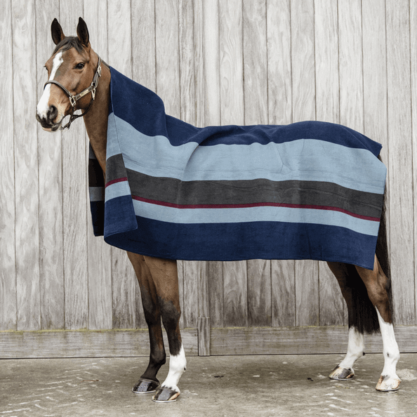kentucky-horsewear-fleecedecke-square-stripes-heavy-marine-grau_4 kentucky-horsewear-fleecedecke-square-stripes-heavy-marine-grau_4