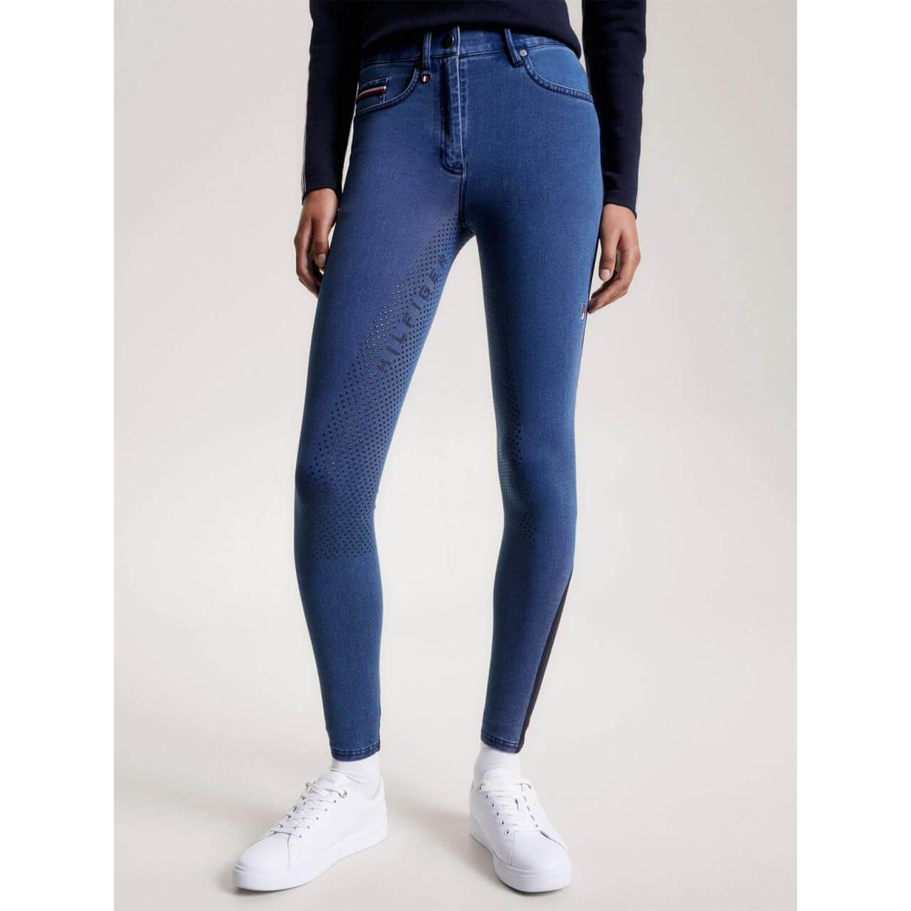 Tommy Hilfiger Equestrian Reithose Damen Queens Denim Full Grip Breeches Heritage Tommy Hilfiger Equestrian Reithose Damen Queens Denim Full Grip Breeches Heritage