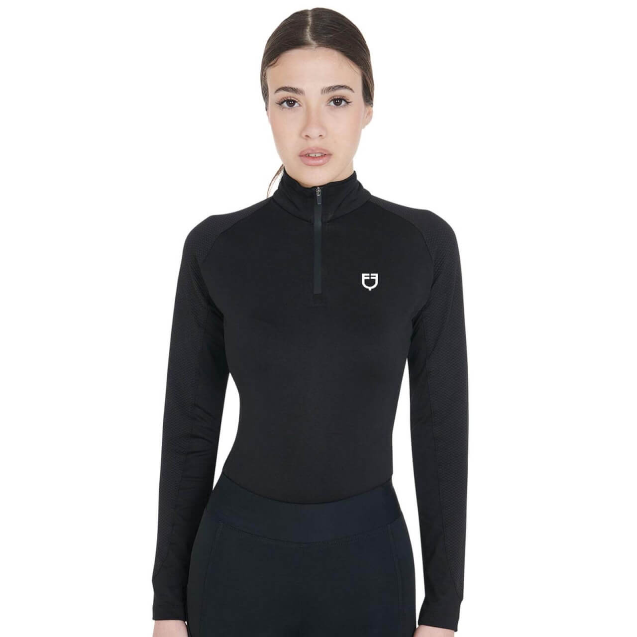 Equestro Langarmshirt Damen Slim Fit Long Sleeve Baselayer Equestro Langarmshirt Damen Slim Fit Long Sleeve Baselayer