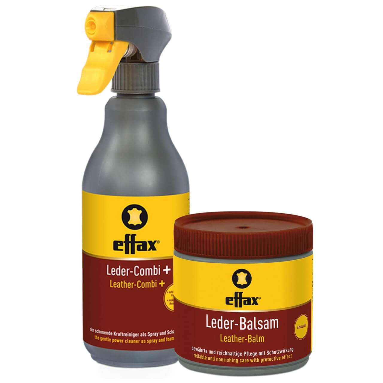 Effax Lederpflege Set - Leder-Combi + Schutz-Formel & Leder Balsam Effax Lederpflege Set - Leder-Combi + Schutz-Formel & Leder Balsam