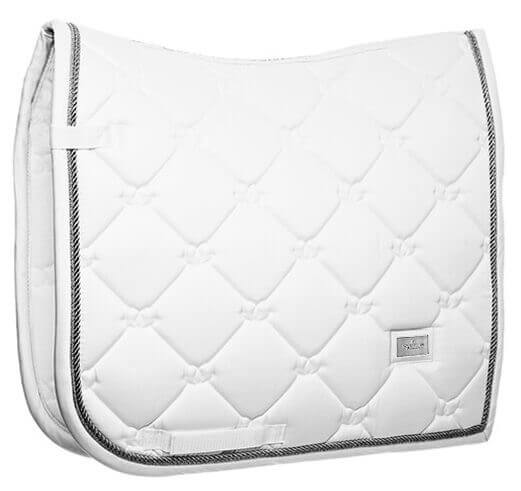 Equestrian Stockholm  Dressurschabracke White Perfection Silver Equestrian Stockholm  Dressurschabracke White Perfection Silver