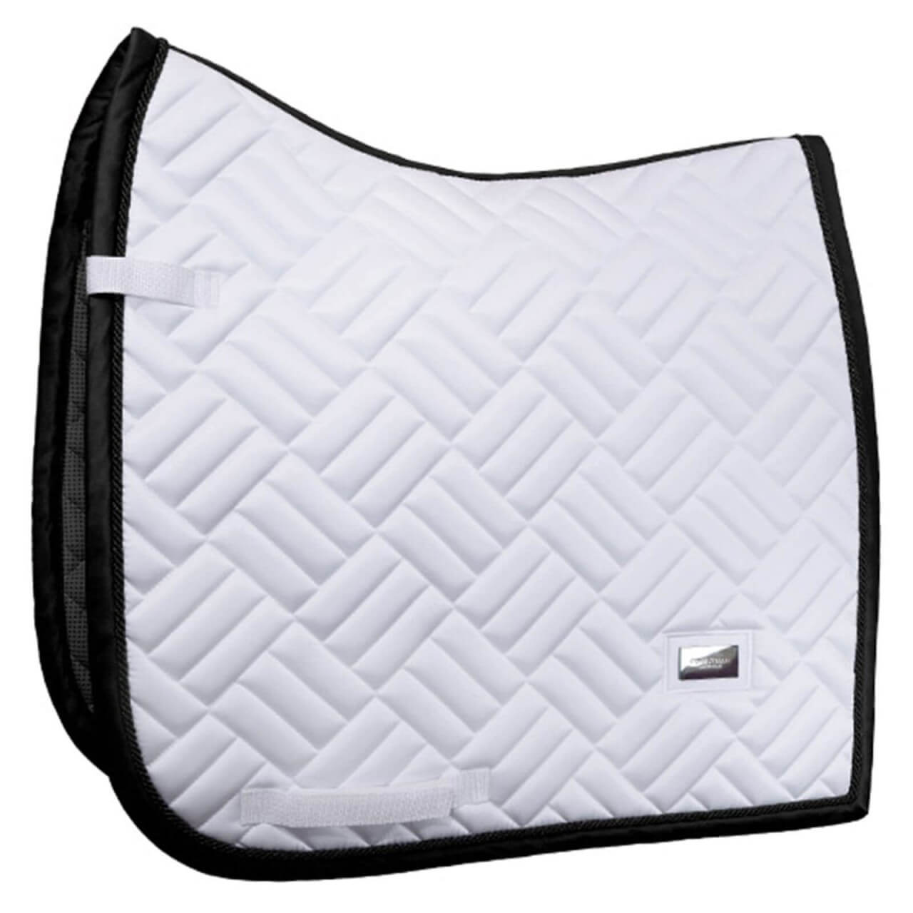 Equestrian Stockholm Schabracke Dressur Modern White Black Edition Dressurschabracke Equestrian Stockholm Schabracke Dressur Modern White Black Edition Dressurschabracke
