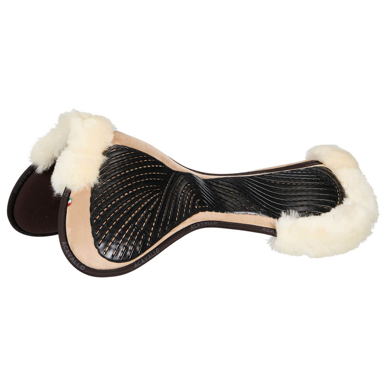 Acavallo Close Contact Gel & Memory Foam Halfpad Lammfell Acavallo Close Contact Gel & Memory Foam Halfpad Lammfell