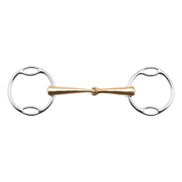 Multi-Ring-Gebiss Wassertrense Einfach Gebrochen KAUGAN®-Shaped 16 mm Soft-Ring Multi-Ring-Gebiss Wassertrense Einfach Gebrochen KAUGAN®-Shaped 16 mm Soft-Ring