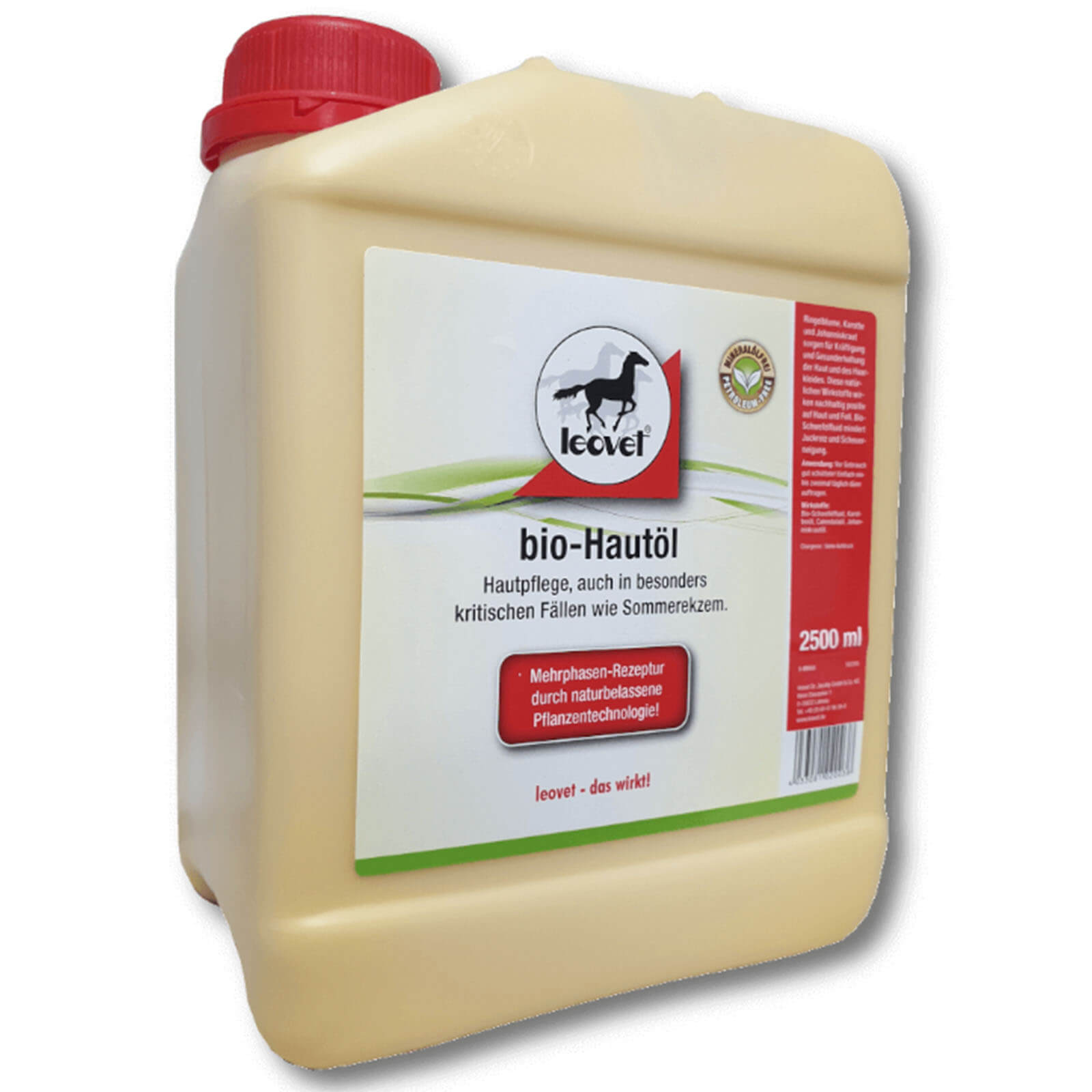leovet Pflegemittel Bio-Hautöl Hautpflege 2,5 l | kavalio - für mich und mein Pferd