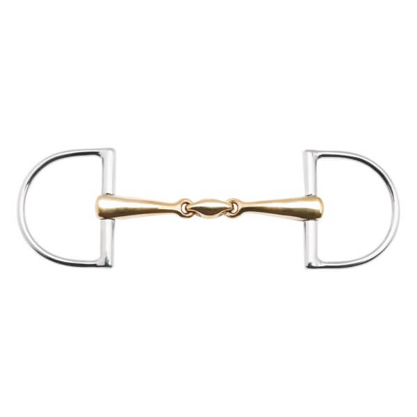 D-Ring Trense Doppelt Gebrochen KAUGAN®-Shaped 16 mm Gebiss D-Ring Trense Doppelt Gebrochen KAUGAN®-Shaped 16 mm Gebiss