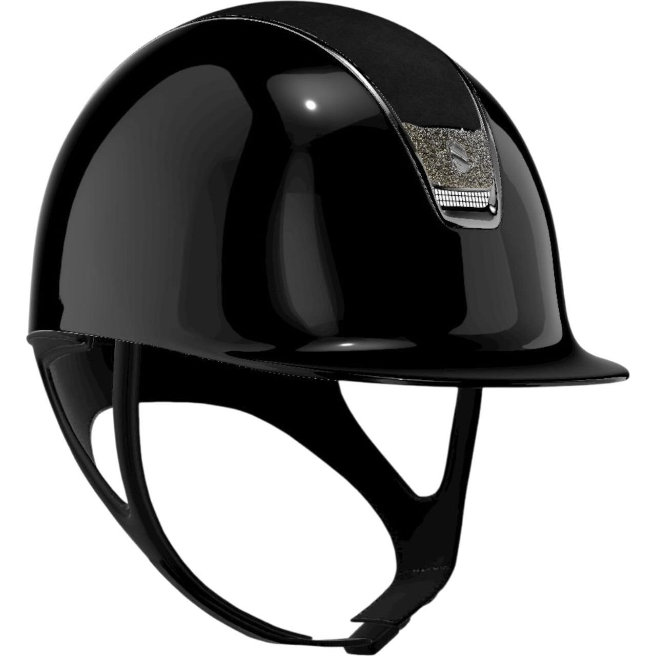 Samshield Reithelm 2.0 Black Shadowglossy Top Alcantara Black Trim Chrome Black Blason Crystal Fabric Metallic Samshield Reithelm 2.0 Black Shadowglossy Top Alcantara Black Trim Chrome Black Blason Crystal Fabric Metallic