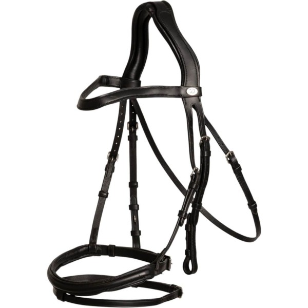 Trense mit kombiniertem Reithalfter Soft Leather Collection Trensenzaum Trense mit kombiniertem Reithalfter Soft Leather Collection Trensenzaum