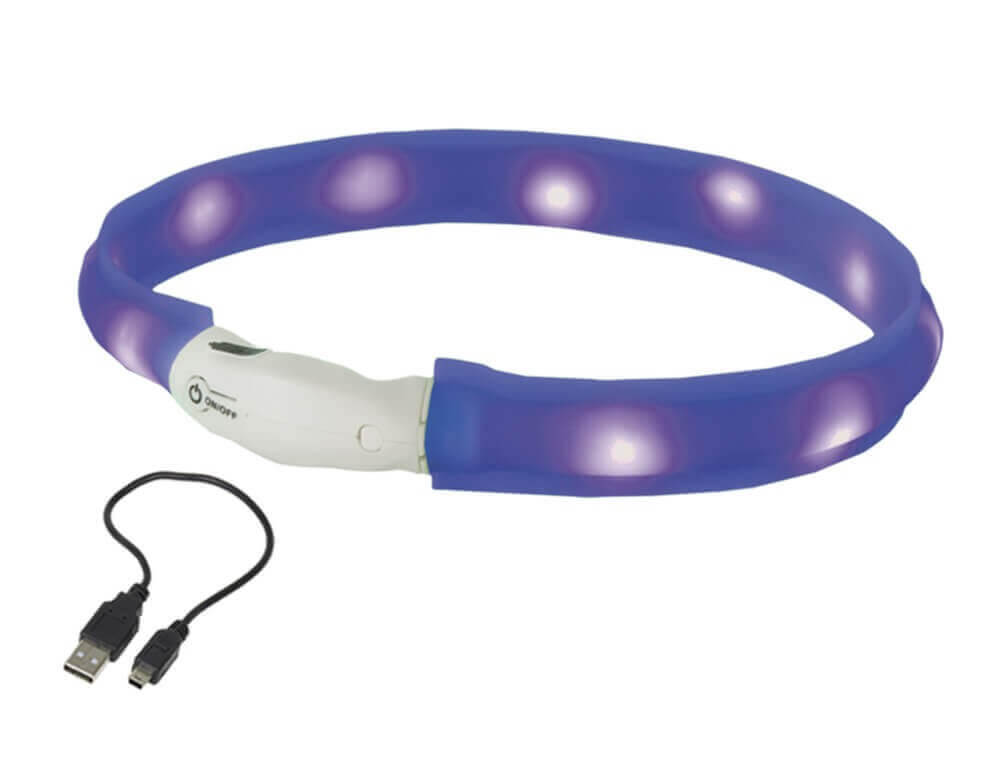 Nobby LED-Halsband breit Visible Hundehalsband leuchtend Nobby LED-Halsband breit Visible Hundehalsband leuchtend