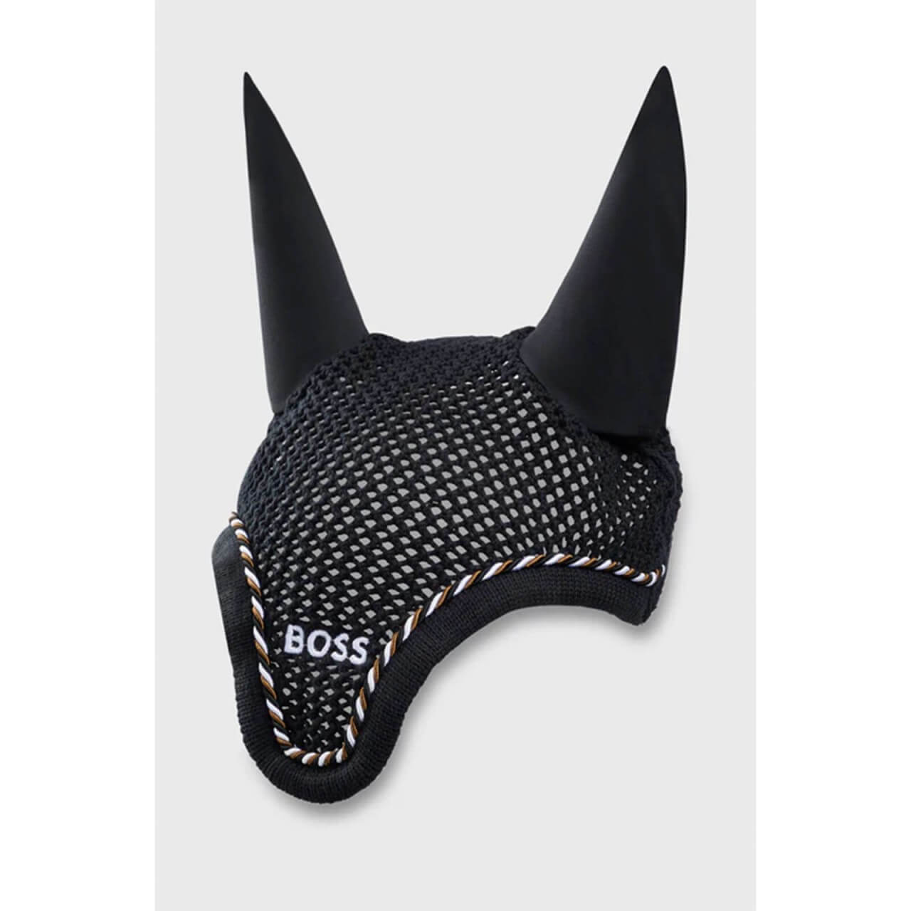 Boss Equestrian Fliegenmütze Signature Black Classic Fliegenhaube Fliegenohren Boss Equestrian Fliegenmütze Signature Black Classic Fliegenhaube Fliegenohren