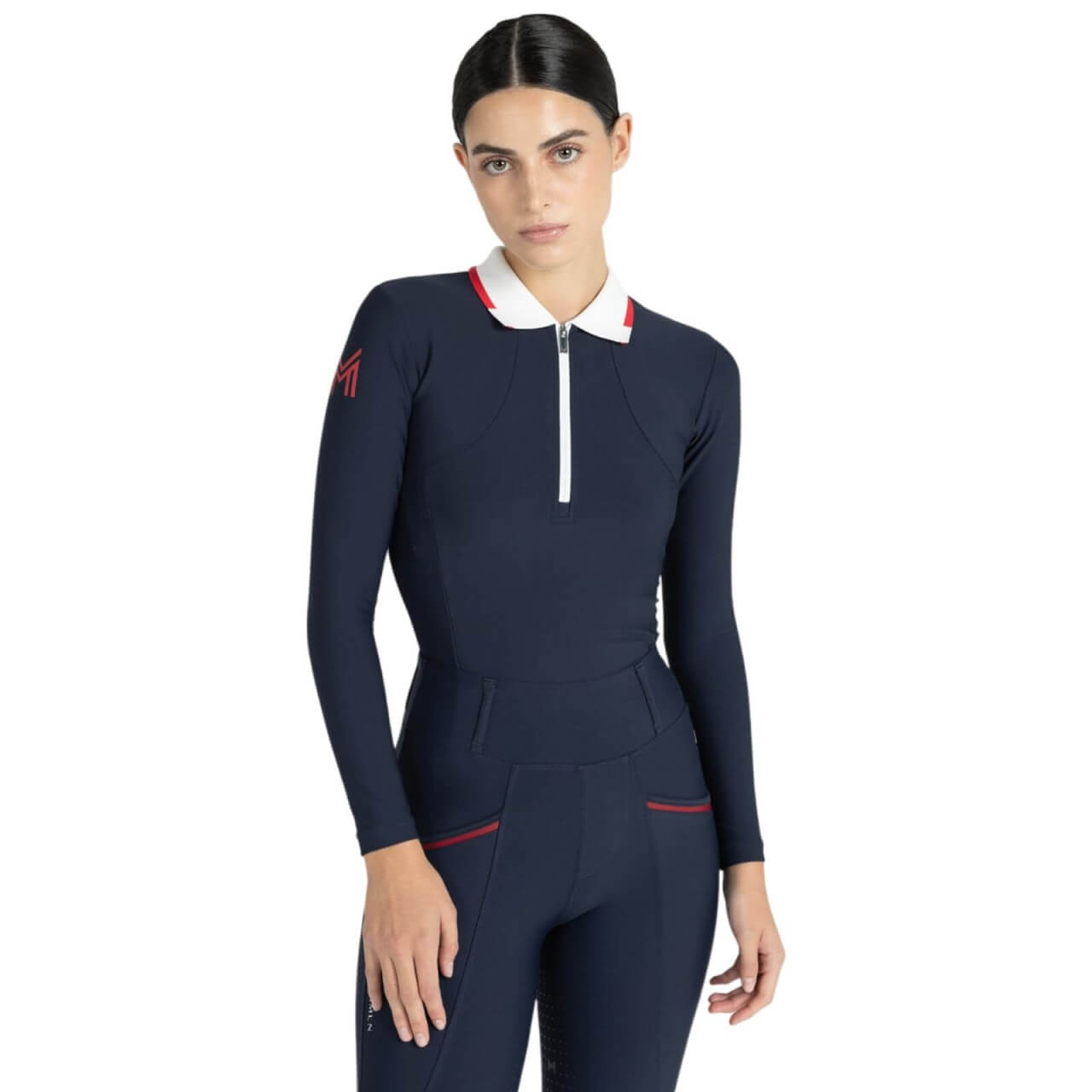 Maximilian Equestrian Langarmshirt Damen Concept Long Sleeve Polo Shirt Baselayer Maximilian Equestrian Langarmshirt Damen Concept Long Sleeve Polo Shirt Baselayer