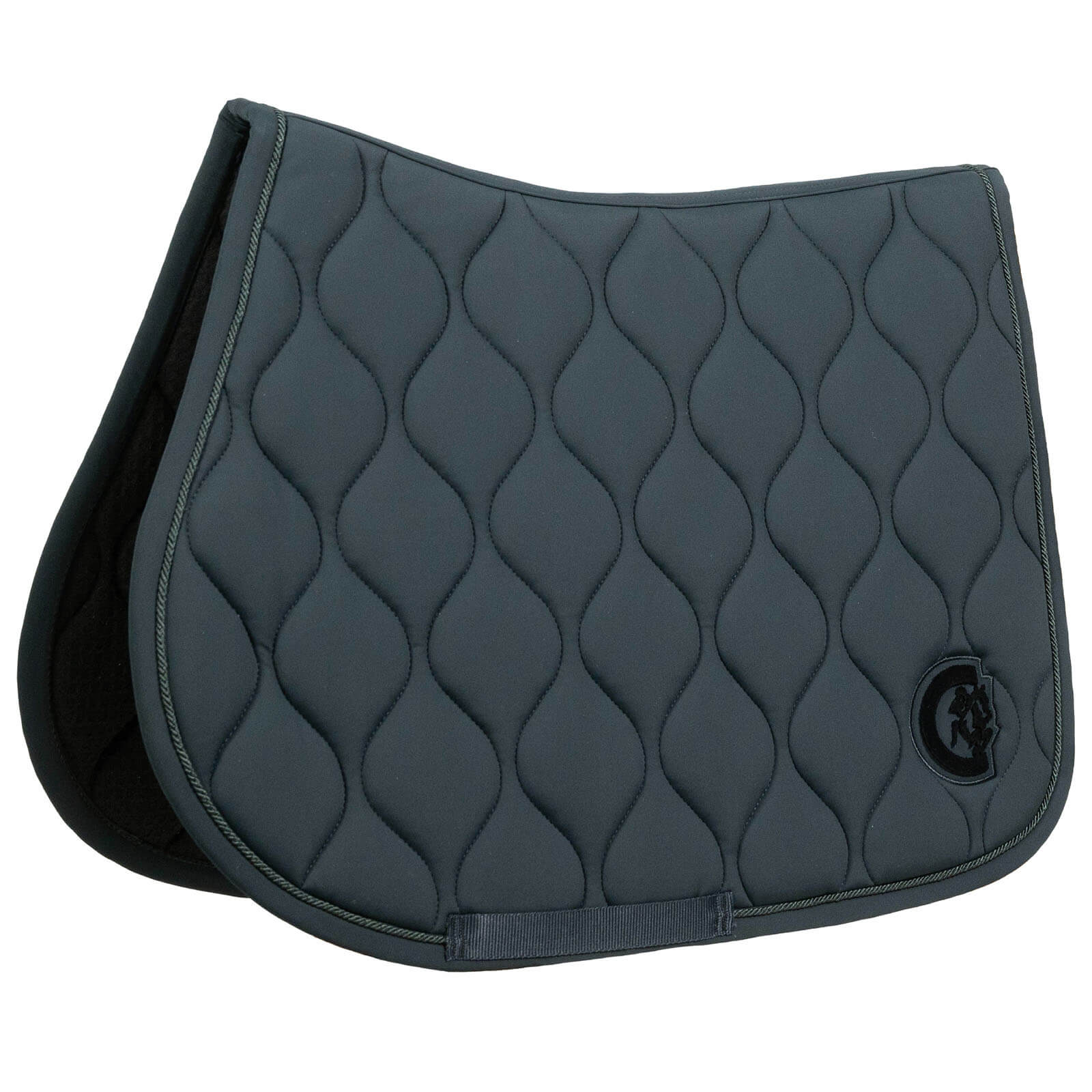 Kentucky Horsewear Schabracke Springen Wave 3D Logo Springschabracke Pine Green Full | kavalio - für mich und mein Pferd