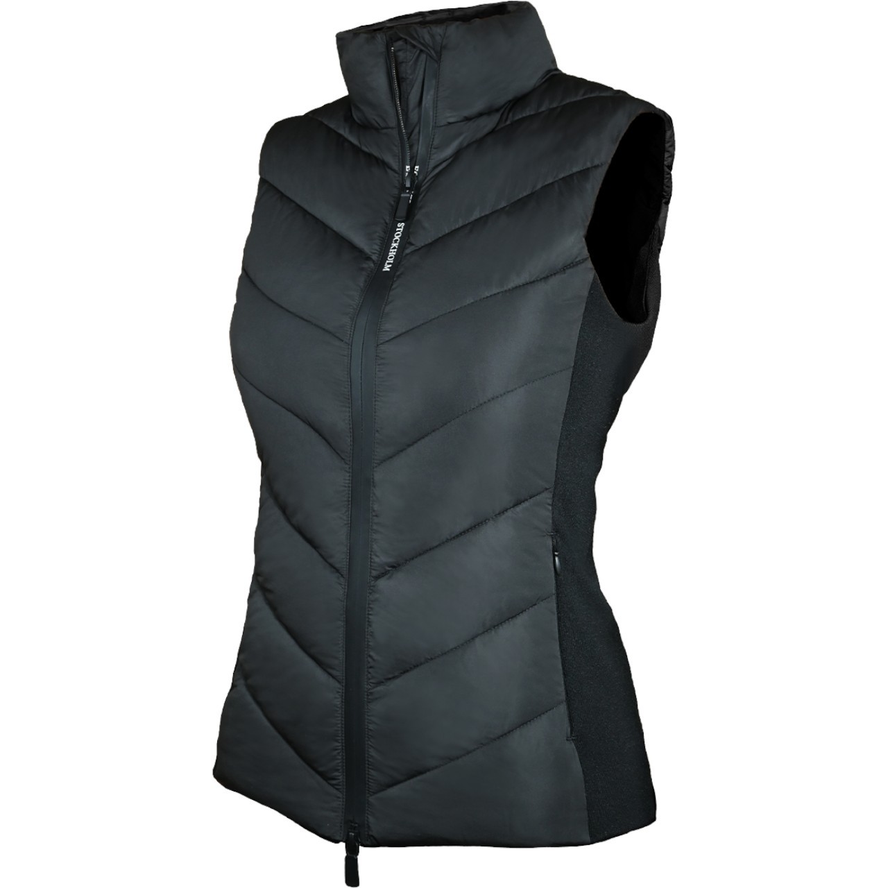 Equestrian Stockholm Steppweste Damen Versatile Black Weste Equestrian Stockholm Steppweste Damen Versatile Black Weste