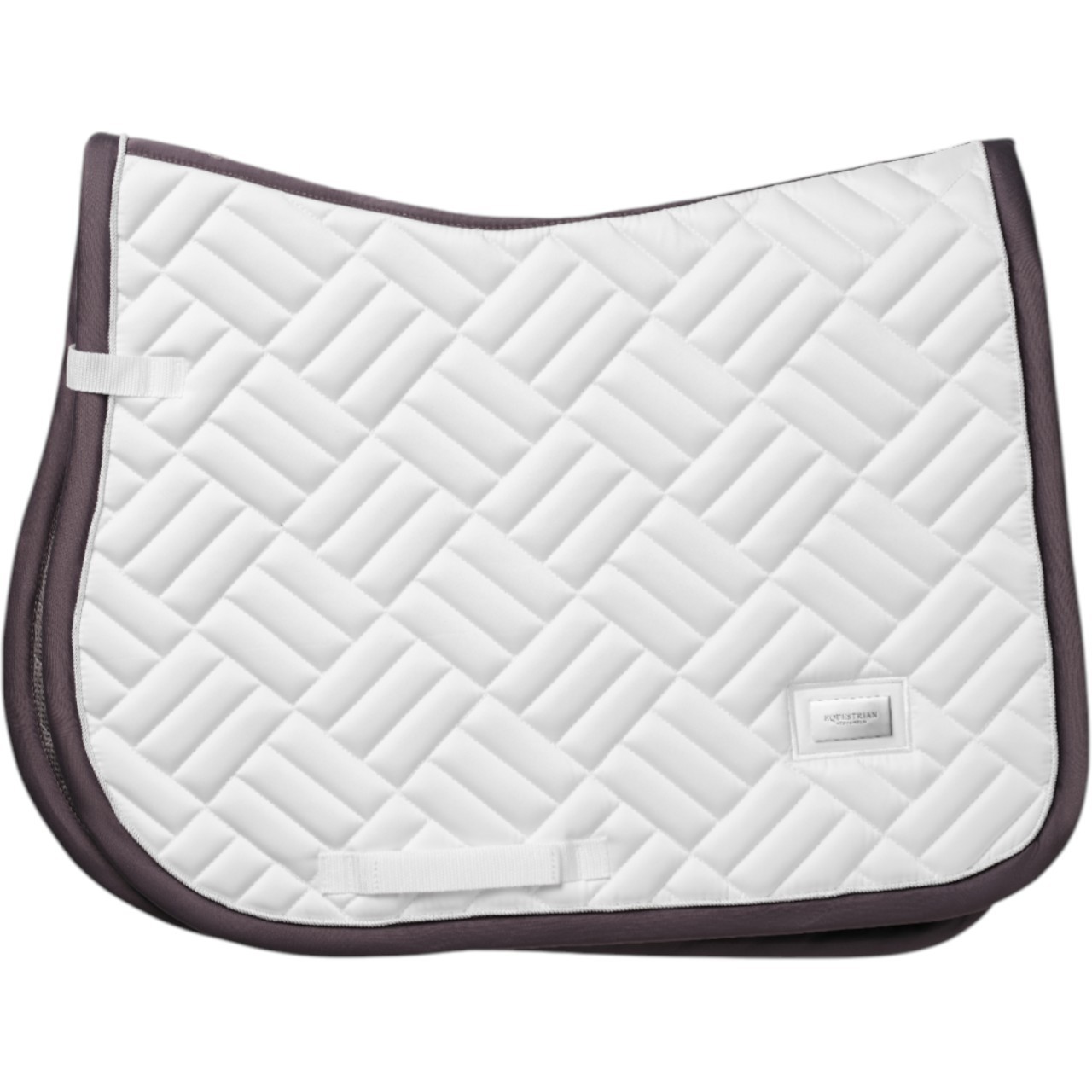 Equestrian Stockholm Springschabacke Modern White Dark Violet Schabracke Equestrian Stockholm Springschabacke Modern White Dark Violet Schabracke