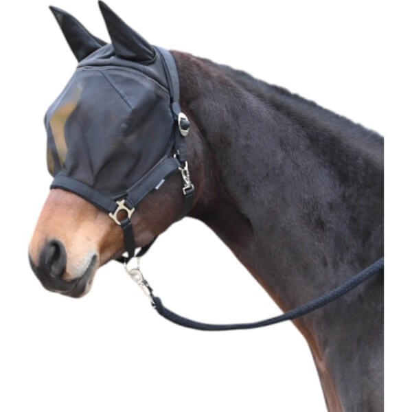 Fliegenhalfter Fast Halfter mit Fliegenmaske Insektenschutz Fliegenhalfter Fast Halfter mit Fliegenmaske Insektenschutz