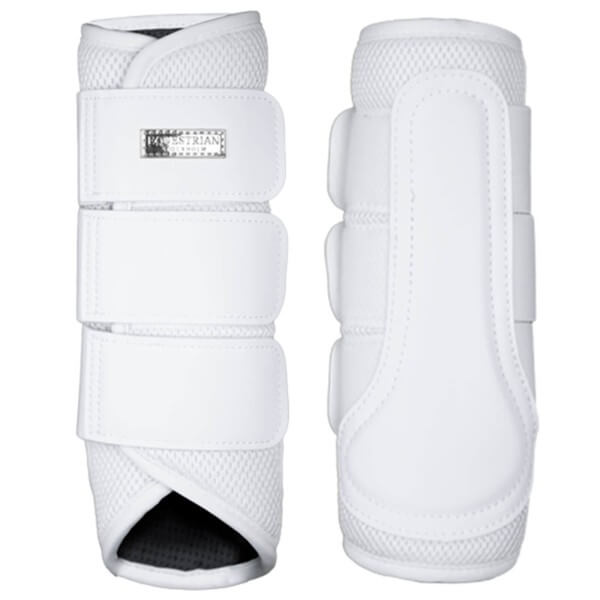 Gamaschen Classic Mesh Boots White Silver Dressurgamaschen Gamaschen Classic Mesh Boots White Silver Dressurgamaschen