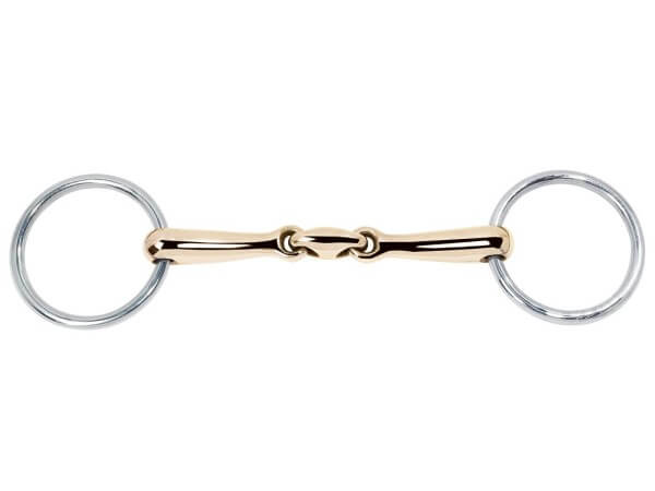 Unterlegtrense Doppelt Gebrochen KAUGAN® 14 mm Gebiss Unterlegtrense Doppelt Gebrochen KAUGAN® 14 mm Gebiss