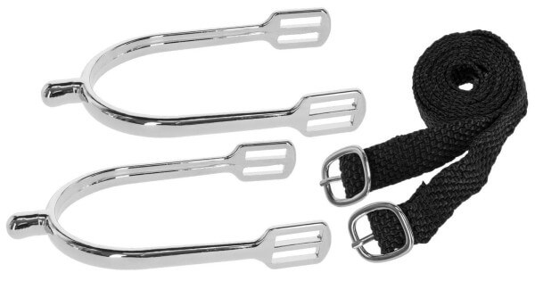 Sporen mit Sporenriemen Sporen mit Sporenriemen