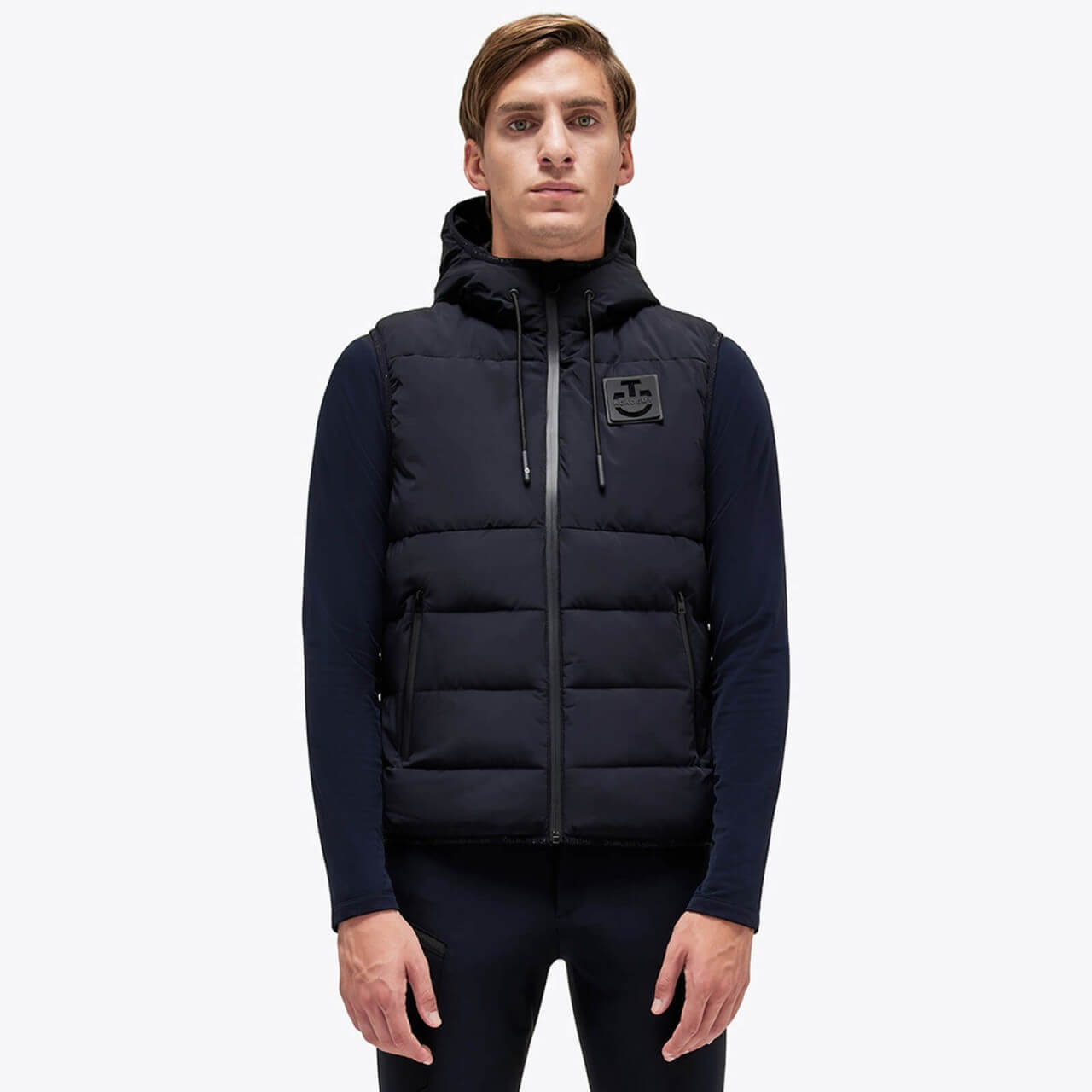 Cavalleria Toscana Weste Herren CT Academy Padded Nylon Stretch Puffer Vest Cavalleria Toscana Weste Herren CT Academy Padded Nylon Stretch Puffer Vest