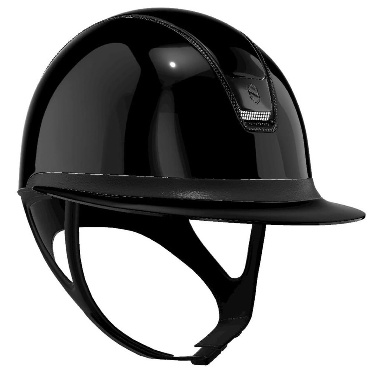 Samshield Reithelm Miss Shield 2.0 Black SG Top SG Frontal Band Leder Trim Full Swaro Blason Matt Black Samshield Reithelm Miss Shield 2.0 Black SG Top SG Frontal Band Leder Trim Full Swaro Blason Matt Black