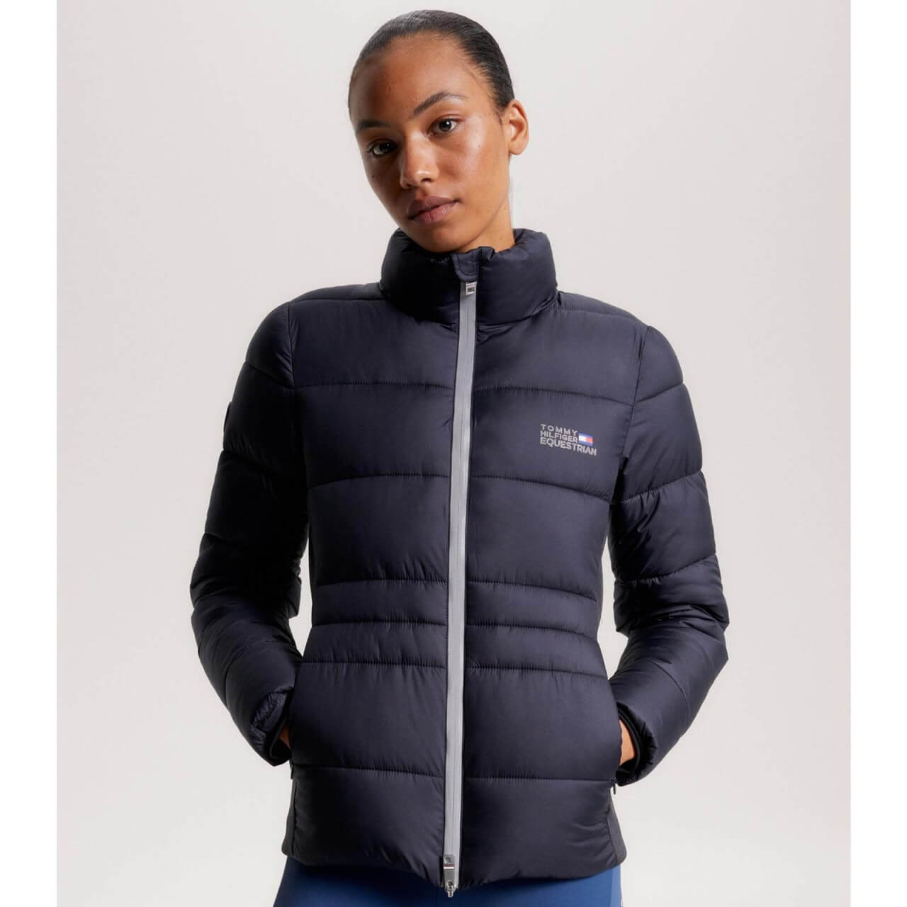 Tommy Hilfiger Equestrian Jacke Damen Puffer HW 2023 Daunenjacke Tommy Hilfiger Equestrian Jacke Damen Puffer HW 2023 Daunenjacke