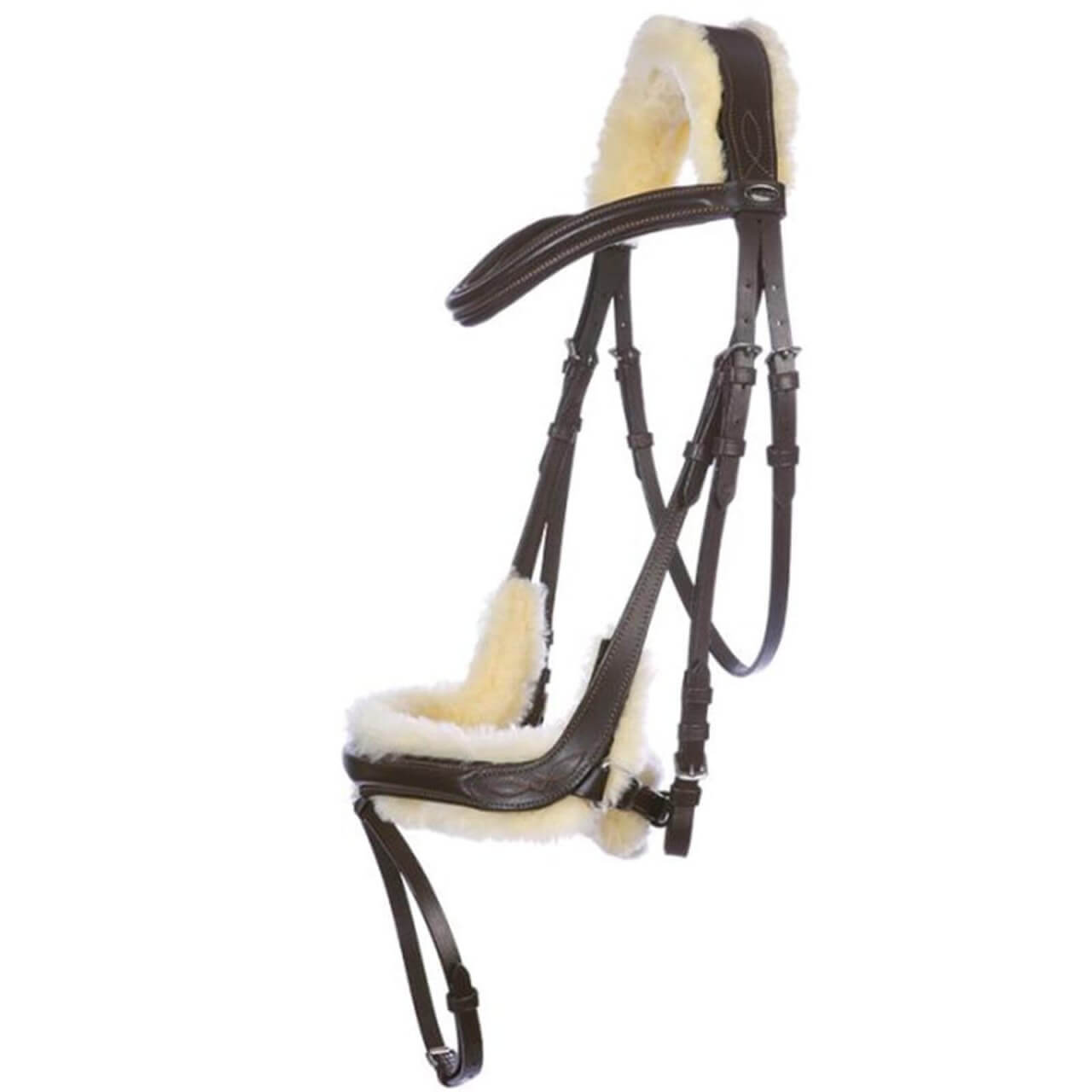 Kavalkade Trense Ivy Lammfell englisch-kombiniert Kavalkade Trense Ivy Lammfell englisch-kombiniert