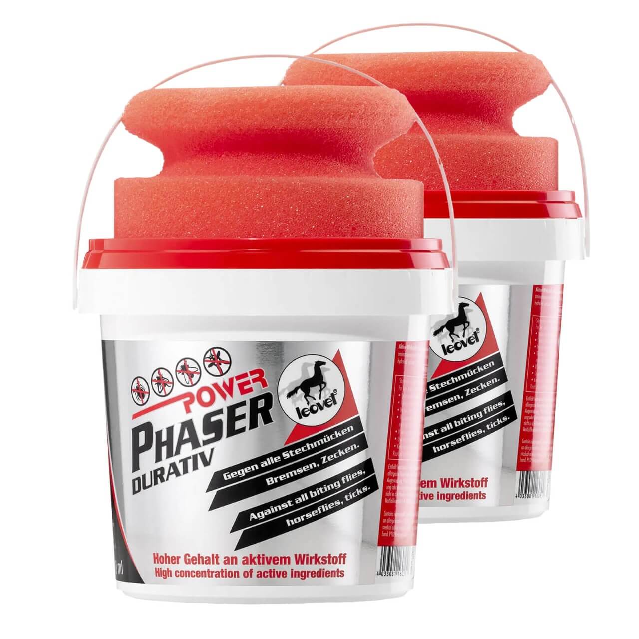 leovet Power Phaser Durativ 2er Set - Insektenschutzgel im Vorteilspaket, 2x 500ml leovet Power Phaser Durativ 2er Set - Insektenschutzgel im Vorteilspaket, 2x 500ml