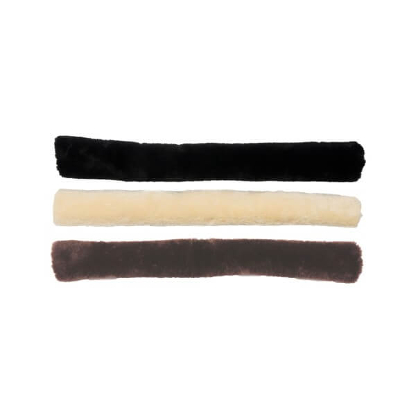 Zügelschoner Lammfell mit Klettverschluss Vorderzeugschoner Zügelschoner Lammfell mit Klettverschluss Vorderzeugschoner