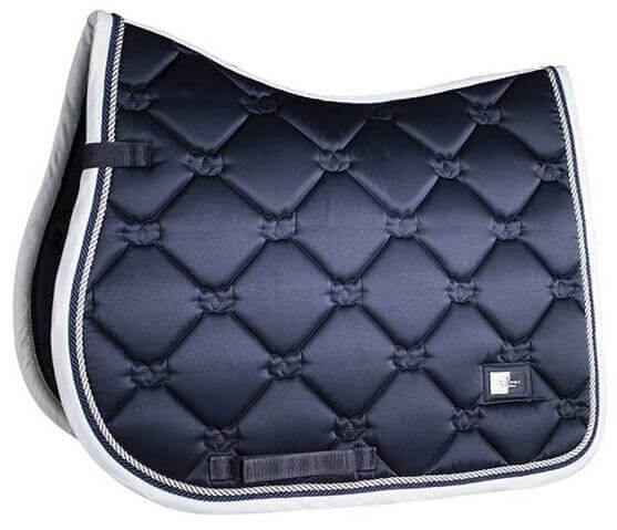 Equestrian Stockholm Springschabracke Midnight Blue White Edge Equestrian Stockholm Springschabracke Midnight Blue White Edge