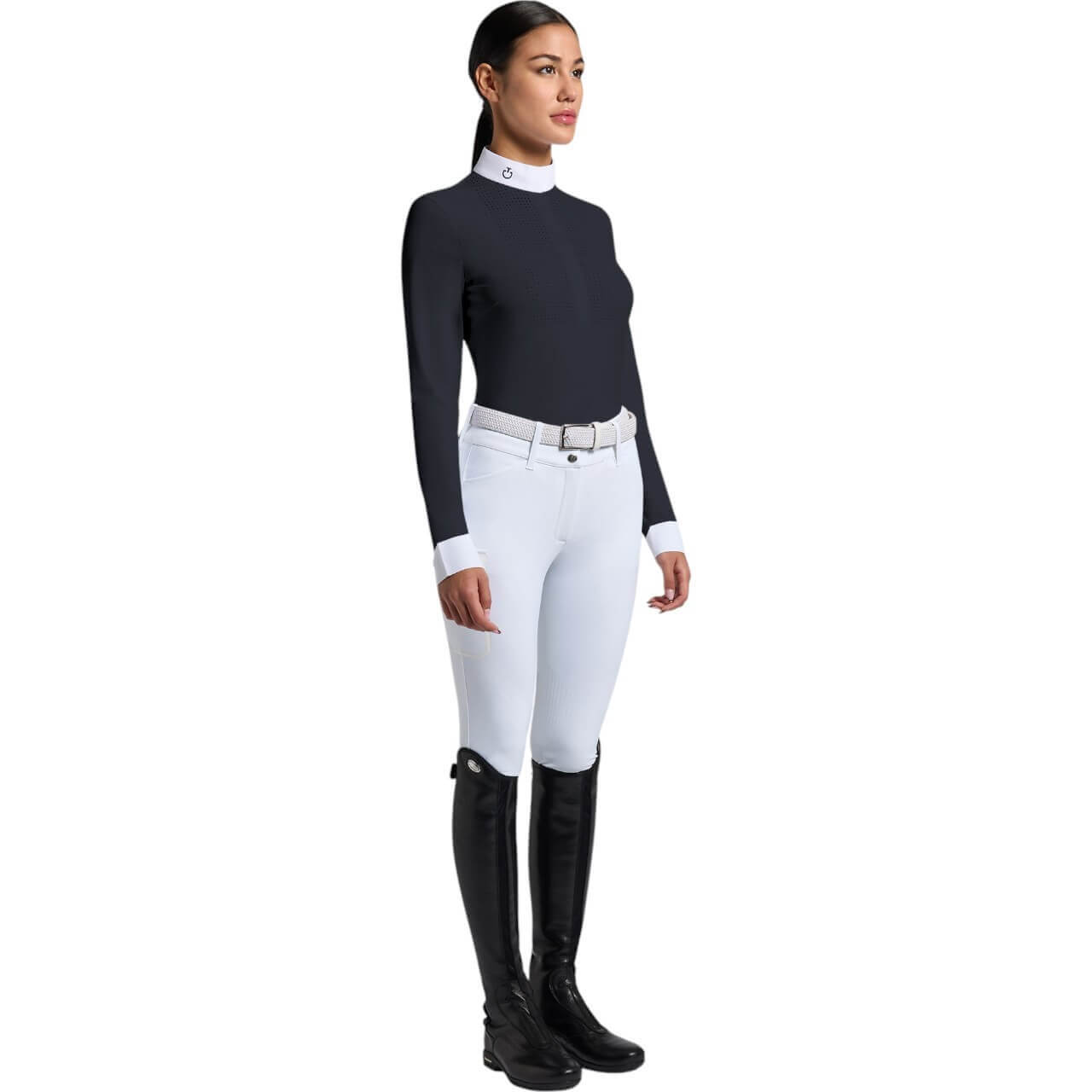 Cavalleria Toscana Turniershirt Damen Heat Sealed Perforated FS 2025 Funktionsshirt Cavalleria Toscana Turniershirt Damen Heat Sealed Perforated FS 2025 Funktionsshirt