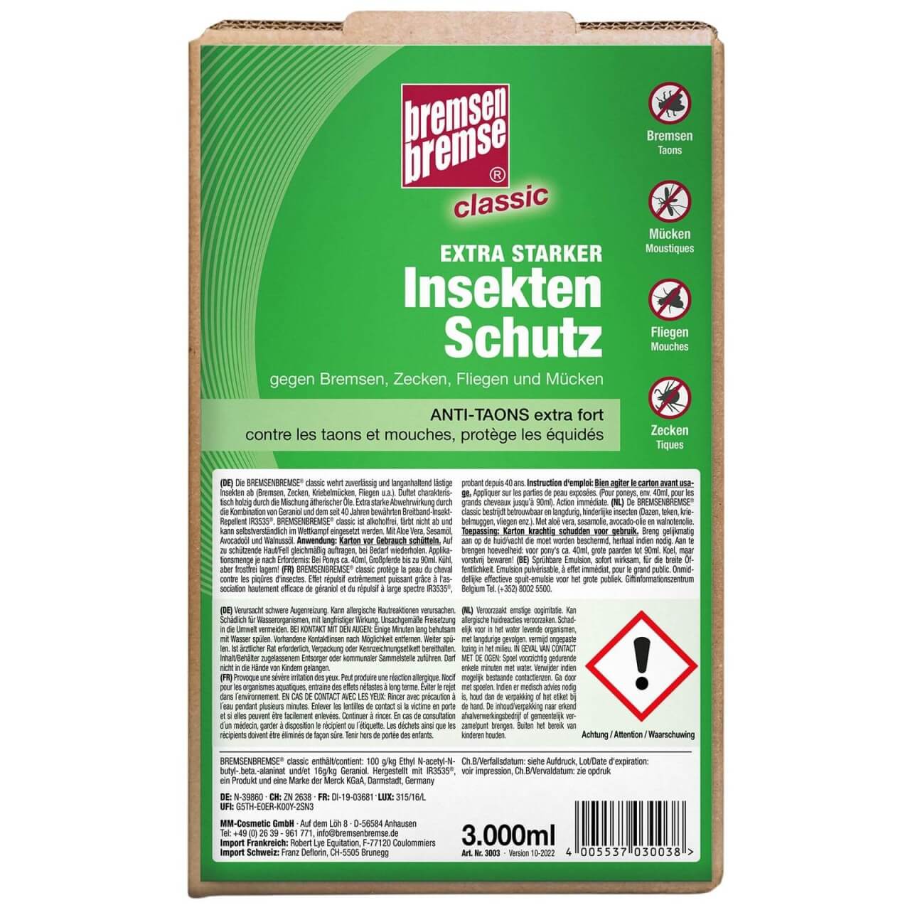 BREMSENBREMSE Insektenschutz Classic Insektenspray Fliegenspray BREMSENBREMSE Insektenschutz Classic Insektenspray Fliegenspray