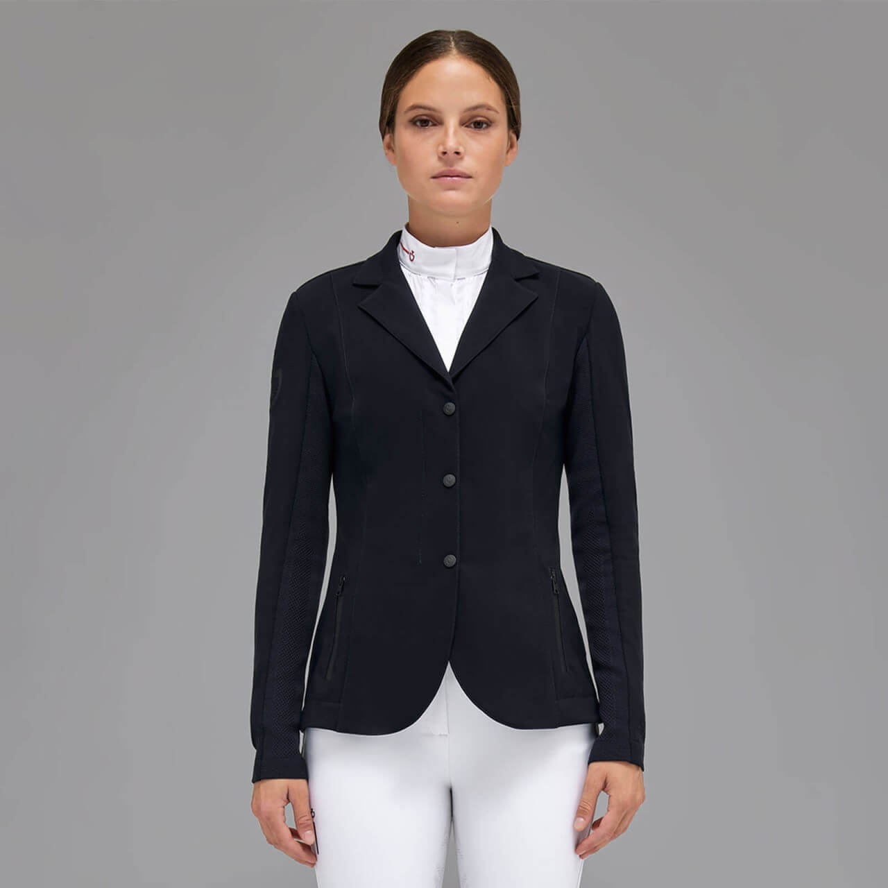 Cavalleria Toscana Turnierjacket Damen Revo Light Tech Knit Zip Riding Jacket Cavalleria Toscana Turnierjacket Damen Revo Light Tech Knit Zip Riding Jacket