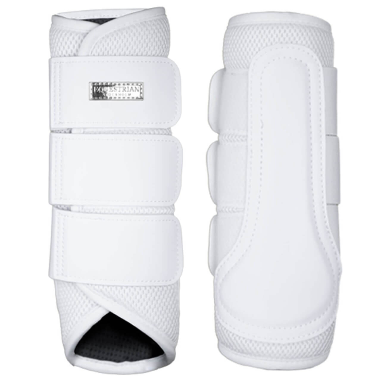 Equestrian Stockholm  Gamaschen Classic Mesh Boots White Silver Dressurgamaschen Equestrian Stockholm  Gamaschen Classic Mesh Boots White Silver Dressurgamaschen
