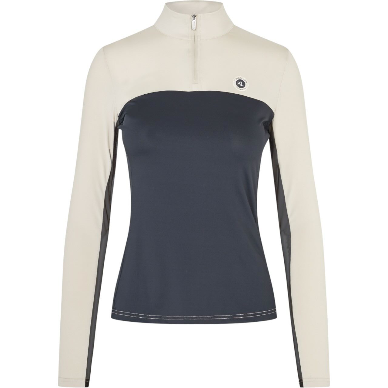 Kingsland Trainingsshirt Damen KLLeann FS 2026 Zip-Shirt Navy XL | kavalio - für mich und mein Pferd