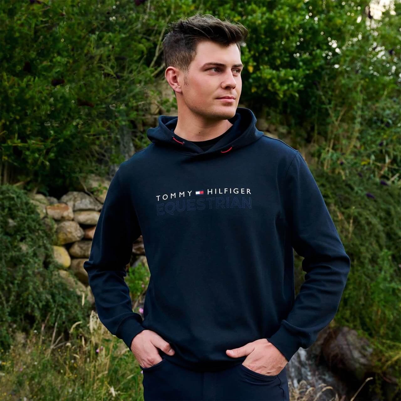 Tommy Hilfiger Equestrian Hoodie Herren London Logo Fleece HW 2023 Kapuzenpullover Tommy Hilfiger Equestrian Hoodie Herren London Logo Fleece HW 2023 Kapuzenpullover