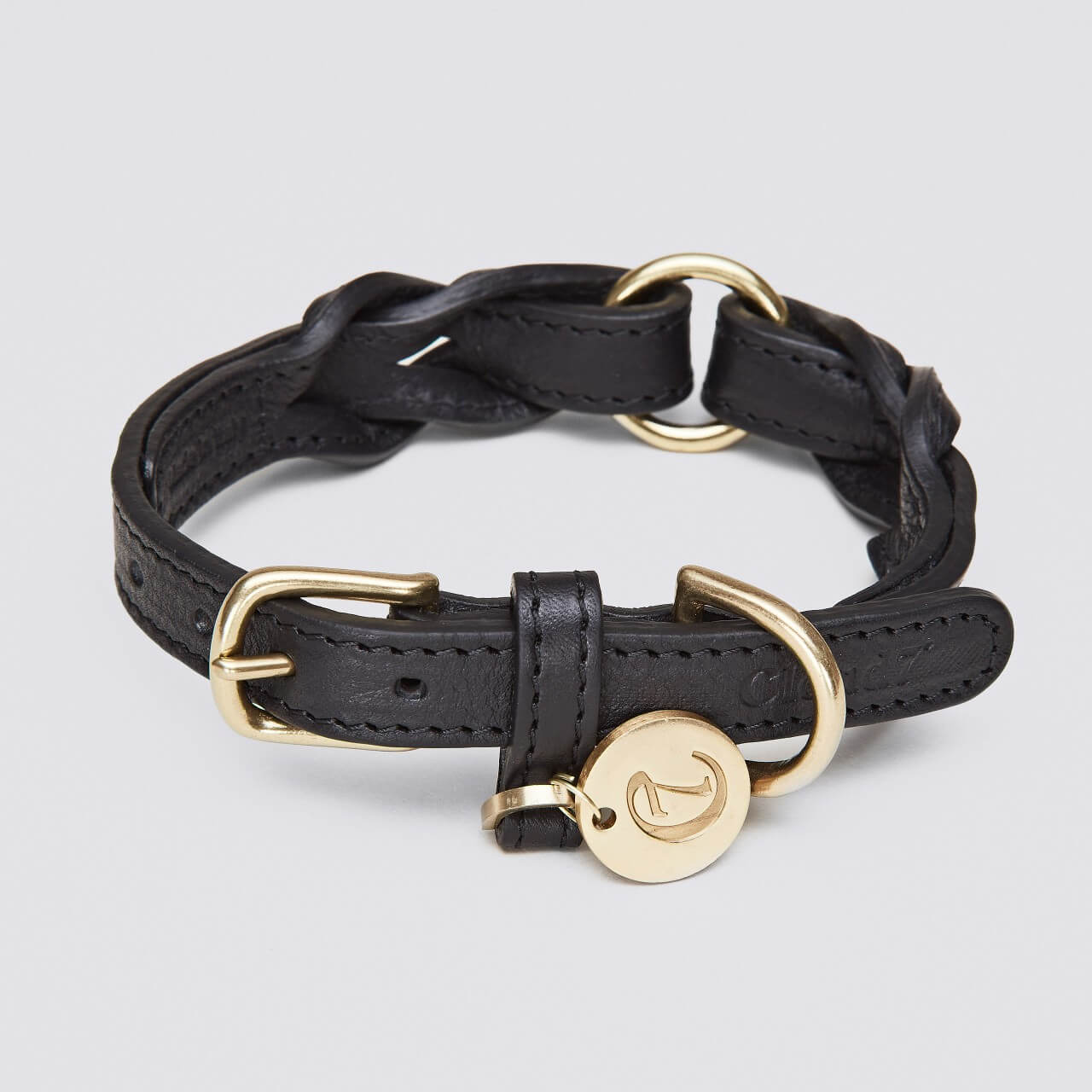 Cloud 7 Hundehalsband Hyde Park Schwarz Leder Halsband Cloud 7 Hundehalsband Hyde Park Schwarz Leder Halsband
