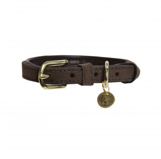 Hunde Halsband Velvet Leather Lederhalsband Hunde Halsband Velvet Leather Lederhalsband