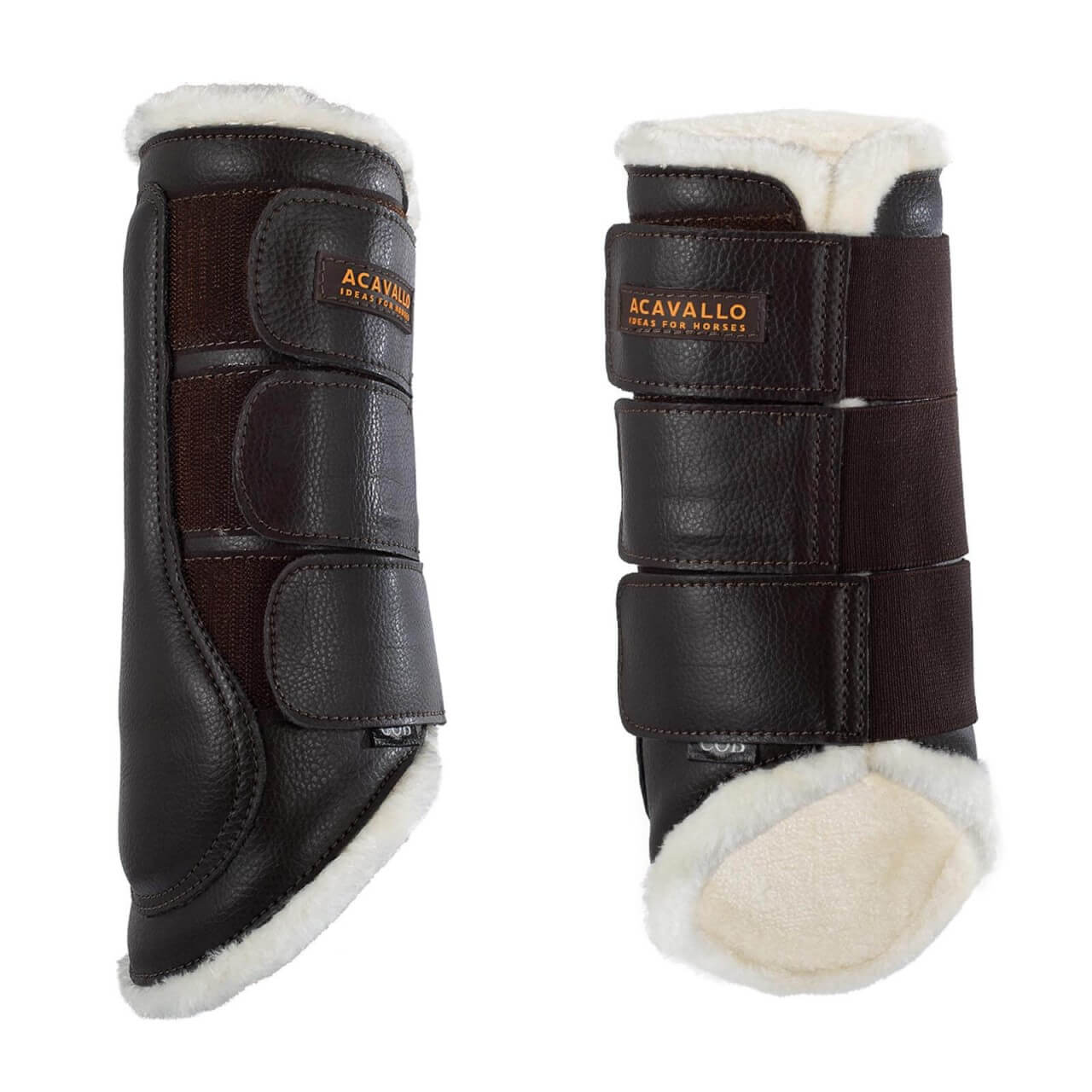 Acavallo Kunstleder Gamaschen Brushing Hinterbein Acavallo Kunstleder Gamaschen Brushing Hinterbein