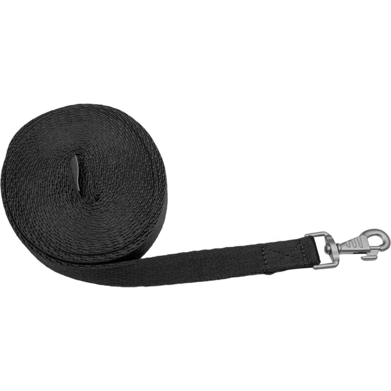 Waldhausen Longierleine Soft Longe Schwarz | kavalio - für mich und mein Pferd