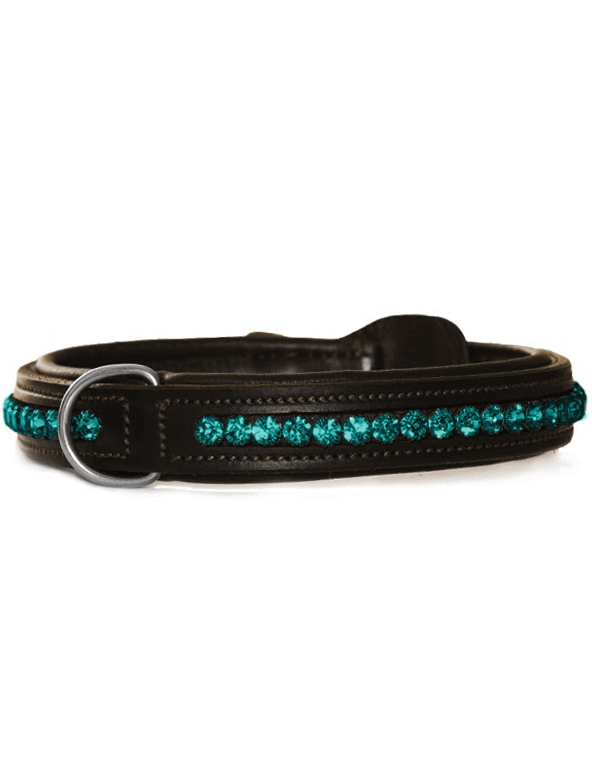 Equestrian Stockholm Hundehalsband Emerald Strasssteine Equestrian Stockholm Hundehalsband Emerald Strasssteine